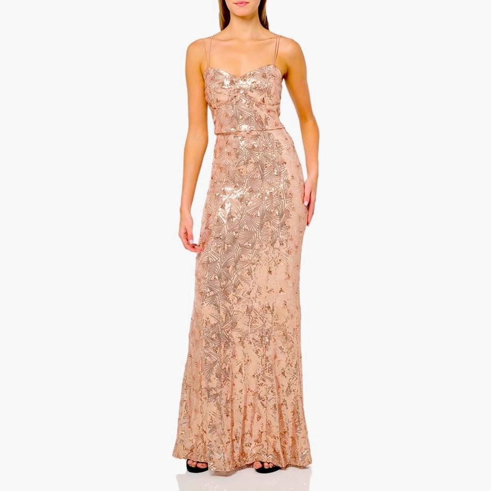 Brand:Speechless Size:7 Color: Gold Sequin